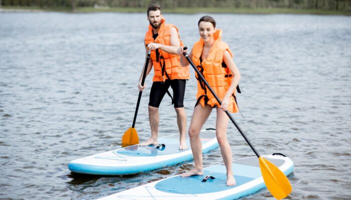 stand up paddle en couple